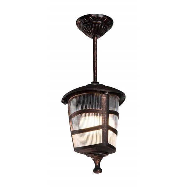 Apparecchio a sospensione nero per esterni in bronzo Simba - Homemania Decor