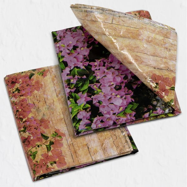 Paravento in plastica per balcone 500x85 cm Flowers - Maximex-image-1