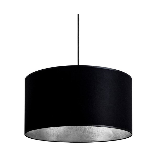 Lampada a sospensione nera con interno argento , ⌀ 36 cm Mika - Sotto Luce-image-3