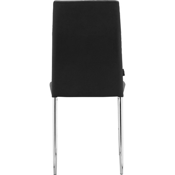 Set di sedie da pranzo in similpelle nere 2 pz Edita - Støraa-image-4