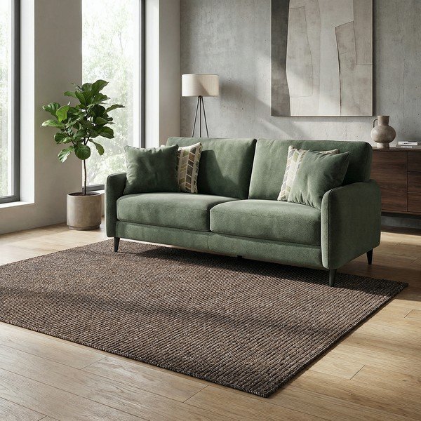 Tappeto marrone scuro 160x230 cm Lumen Liso – Universal-image-1