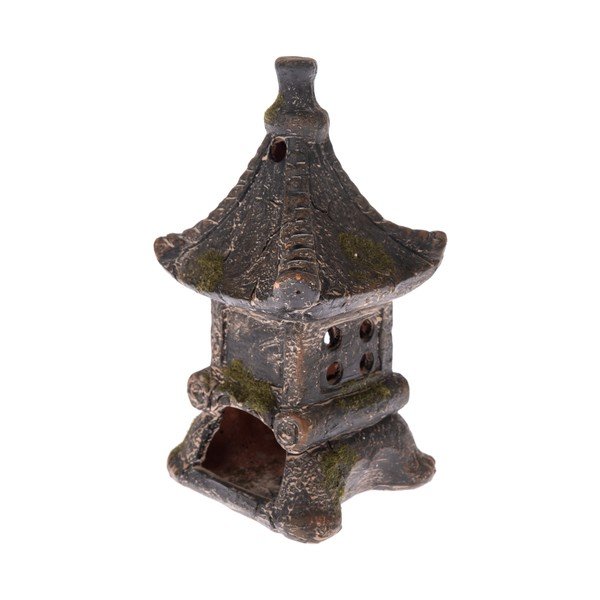 Černý keramický svícen Dakls Pagoda