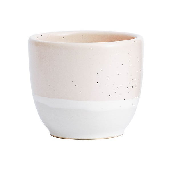 Tazza in gres rosa e bianco, 250 ml Dust - ÅOOMI