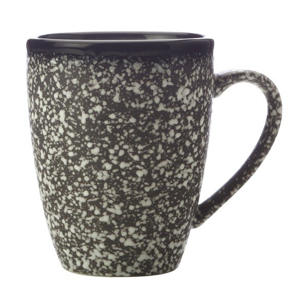 Tazza in ceramica nera Caviar Granite, 400 ml - Maxwell & Williams