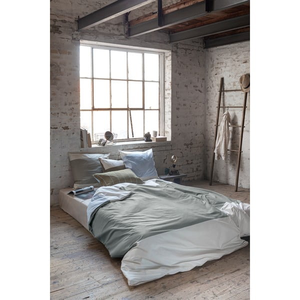 Set per letto singolo color kaki in percalle in cotone 140x200 cm Colore - Mette Ditmer Denmark-image-2