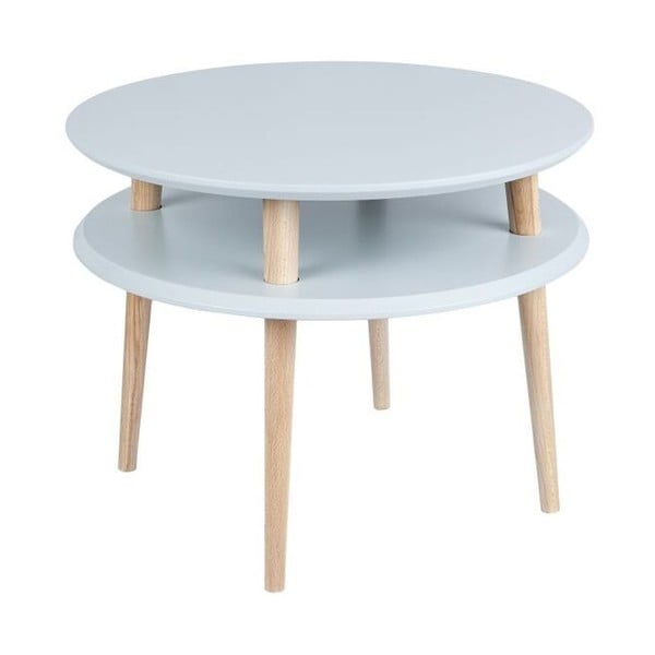 Tavolino UFO 45x57 cm, grigio - Ragaba