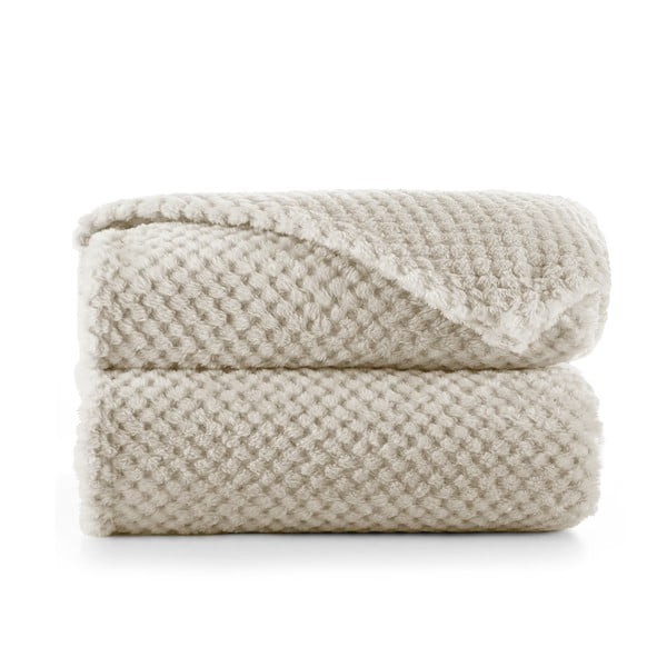 Coperta in microfibra marrone chiaro, 150 x 200 cm Henry - DecoKing-image-2