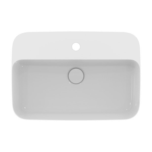 Lavabo in ceramica bianca 55x38 cm Ipalyss - Ideal Standard-image-2