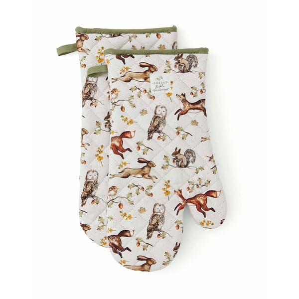Set di guanti da forno in cotone 2 pz Forest Fable – Cooksmart ®