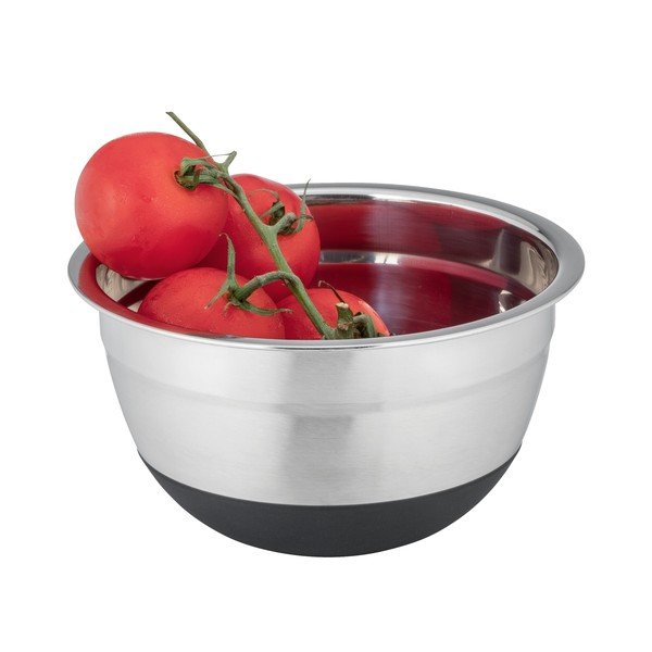 Ciotola in acciaio inox con fondo antiscivolo , 600 ml Black Outdoor Kitchen Aru - Wenko-image-3