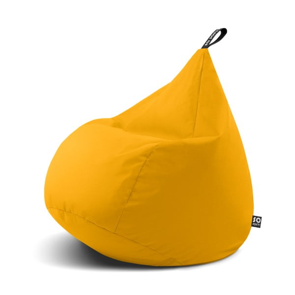 Puof a sacco giallo Drop L – So Soft?
