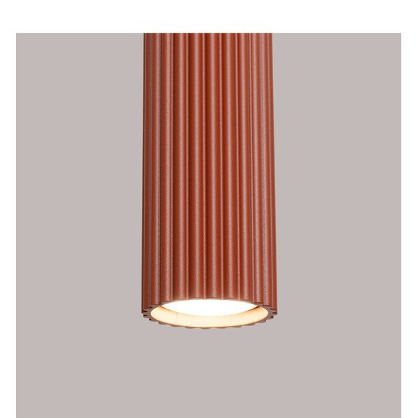 Lampadario color mattone Gleam – Sollux-image-3