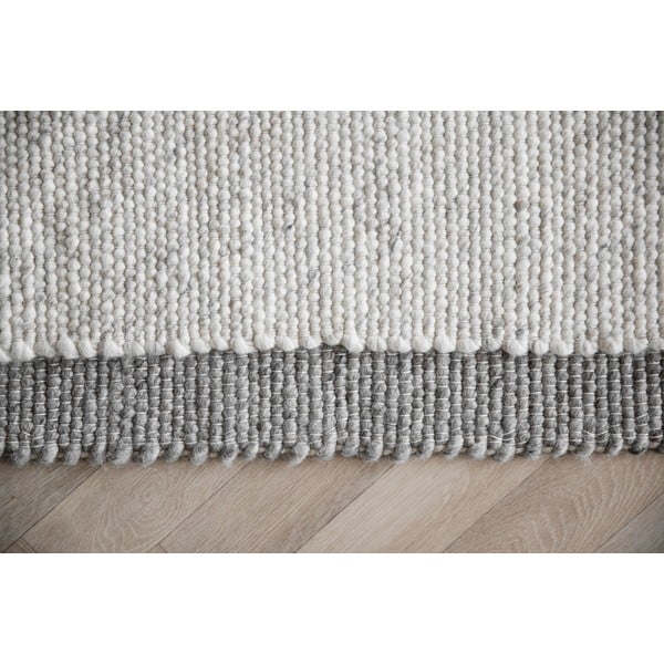 Tappeto in lana grigio 290x200 cm Auckland - Rowico-image-3