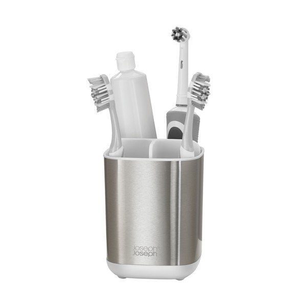 Porta spazzolino in acciaio inox EasyStore - Joseph Joseph