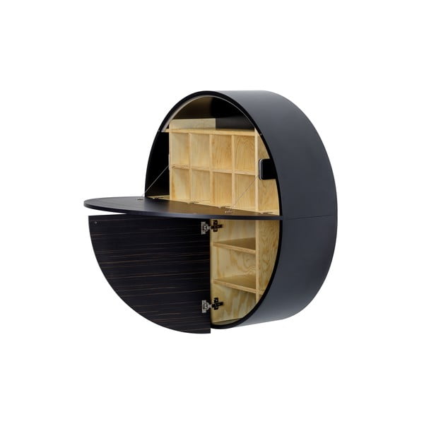 Armadio pieghevole sospeso nero e marrone Pill - EMKO-image-4