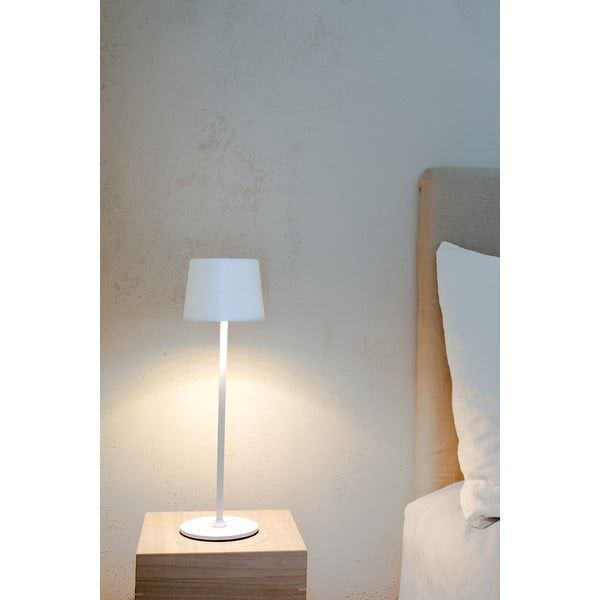 Lampada da tavolo a LED bianca (altezza 38 cm) Fiore - Markslöjd-image-1