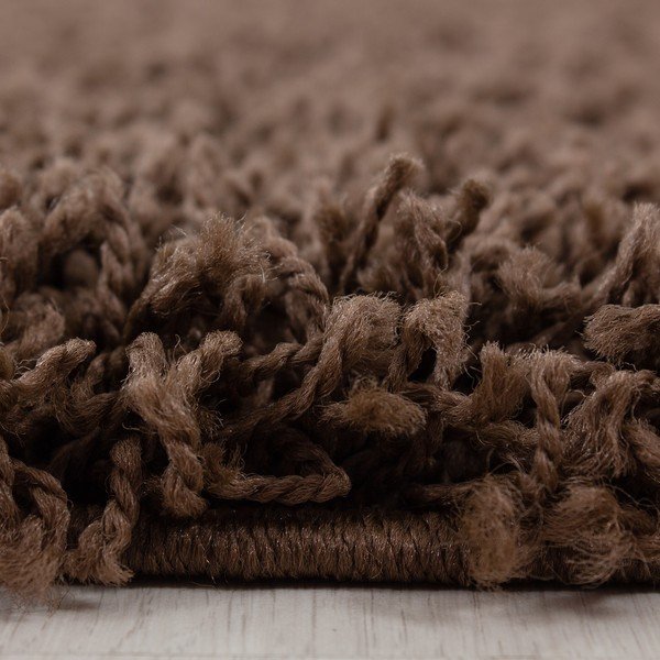 Tappeto rotondo marrone scuro ø 120 cm Life – Ayyildiz Carpets-image-2