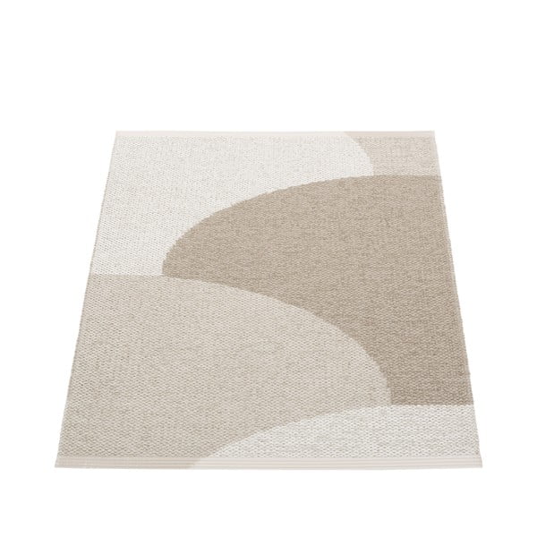 Tappeto da interno/esterno beige 70x90 cm Hill Dark Linen – Pappelina