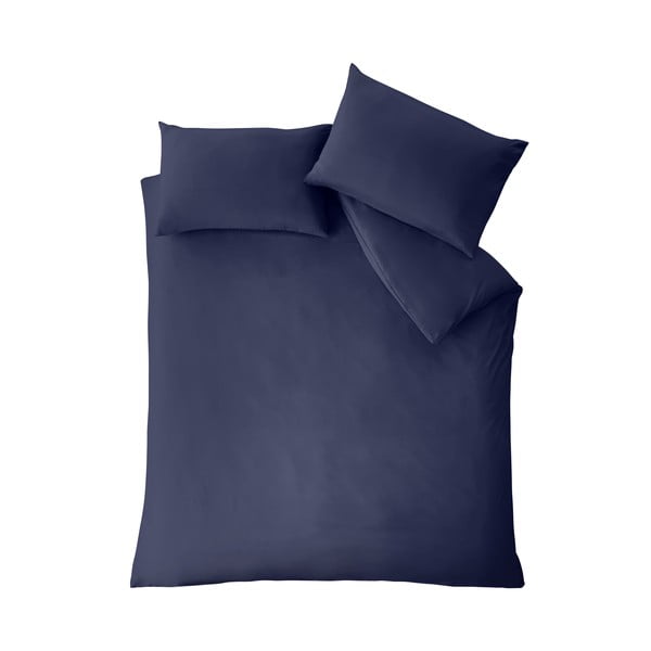 Biancheria da letto blu scuro per letto matrimoniale 200x200 cm So Soft Easy Iron - Catherine Lansfield