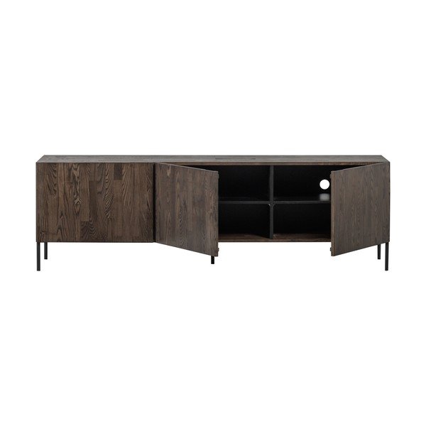 Mobile TV marrone in pino massiccio 180x56x46 cm Bono – WOOOD-image-4