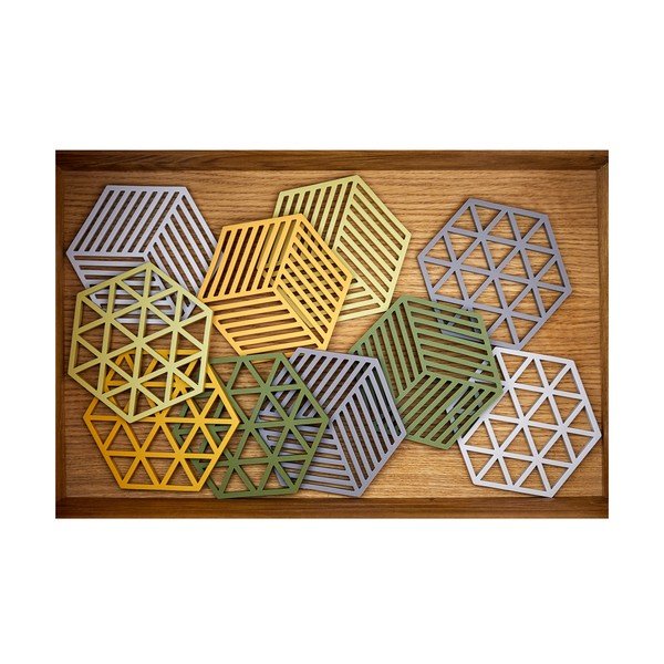 Tappetino in silicone per pentole 16x14 cm Triangles - Zone-image-1