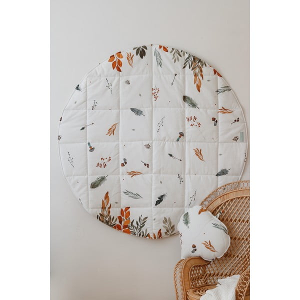 Tappeto da gioco bianco per bambini Forest Friends - Moi Mili-image-1