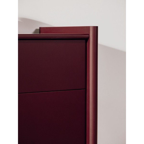 Credenza burgundy 160x91x46 cm Rali – noo.ma-image-4