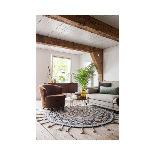 Tappeto fatto a mano , Ø 170 cm Pix - Dutchbone-image-2