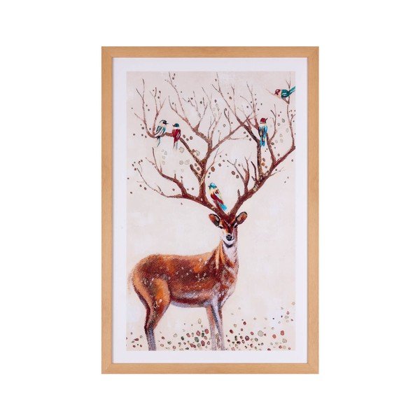 Immagine Cervo, 40 x 60 cm Naif - sømcasa