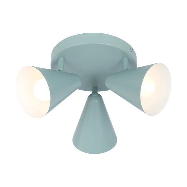 Lampada da soffitto blu con paralume in metallo 34x34 cm Amor - Candellux Lighting