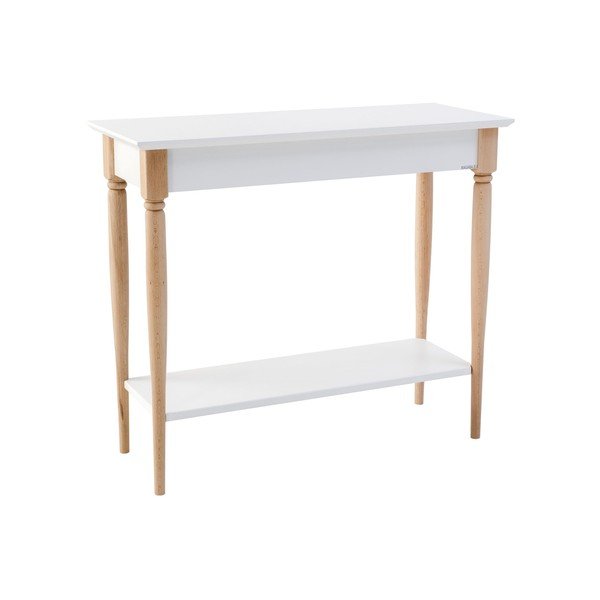 Consolle bianca Mamo, larghezza 85 cm - Ragaba