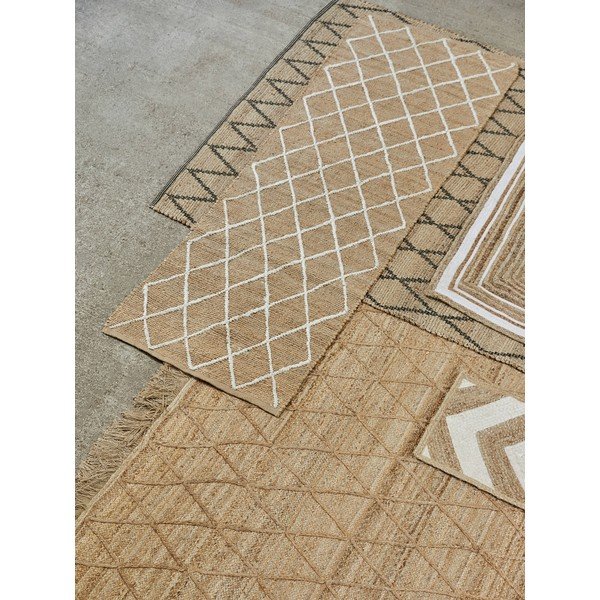 Passatoia di colore naturale in iuta tessuta a mano 80x250 cm Jason – Westwing Collection-image-1