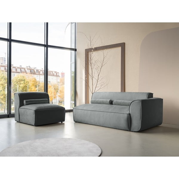 Chaise lounge componibile verde (con penisola a destra) Flex Felix – Miuform-image-4