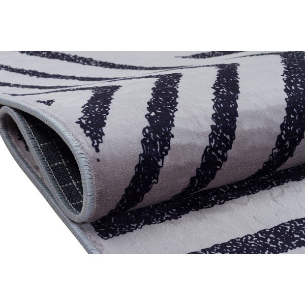Tappeto lavabile grigio 160x100 cm - Vitaus-image-3