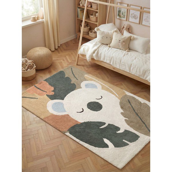 Tappeto per bambini color crema in cotone lavabile/tessuto a mano 140x200 cm Snuggle Rio – Hanse Home-image-1