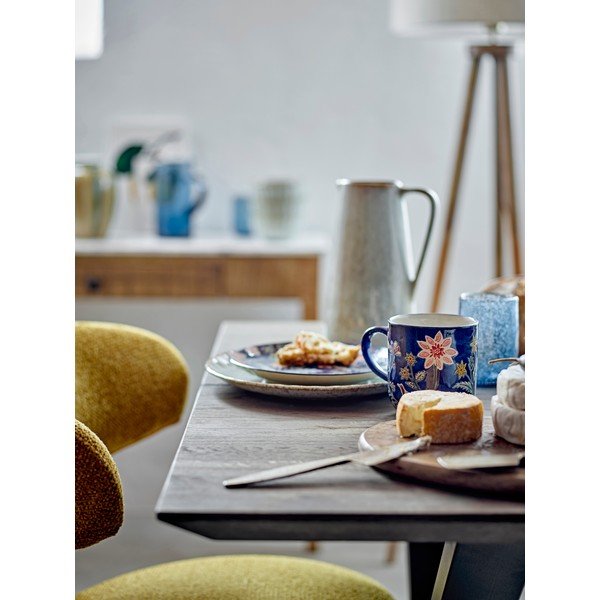 Tazze in set blu scuro in gres 4 pz Meredith – Bloomingville-image-2