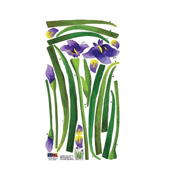 Samolepka Iris Purple, 33x60 cm-image-1