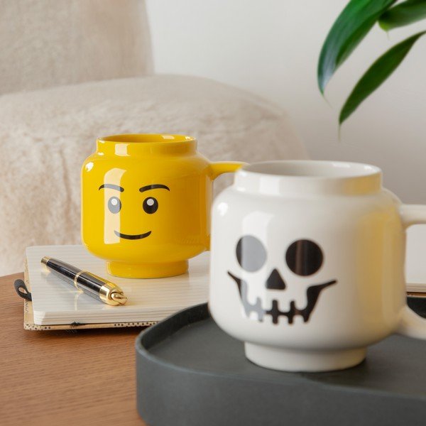 Tazza per bambini in ceramica gialla 255 ml Head - LEGO®-image-4