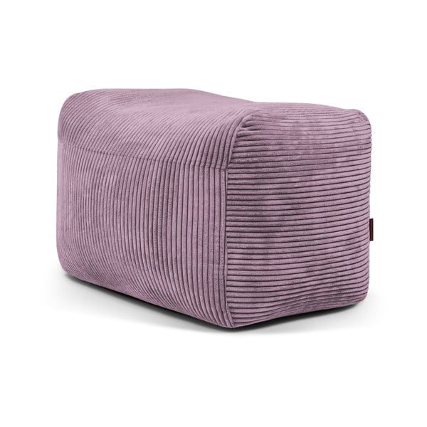 Puof a sacco viola con rivestimento in velluto a coste Plus 70 Lounge – SLOWDOWN