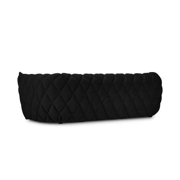 Divano in velluto nero 228 cm Flandrin - Interieurs 86-image-3