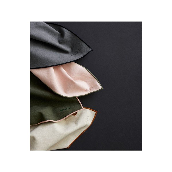 Set di 2 tovaglioli in cotone rosa, 50 x 50 cm Organic - Södahl-image-3