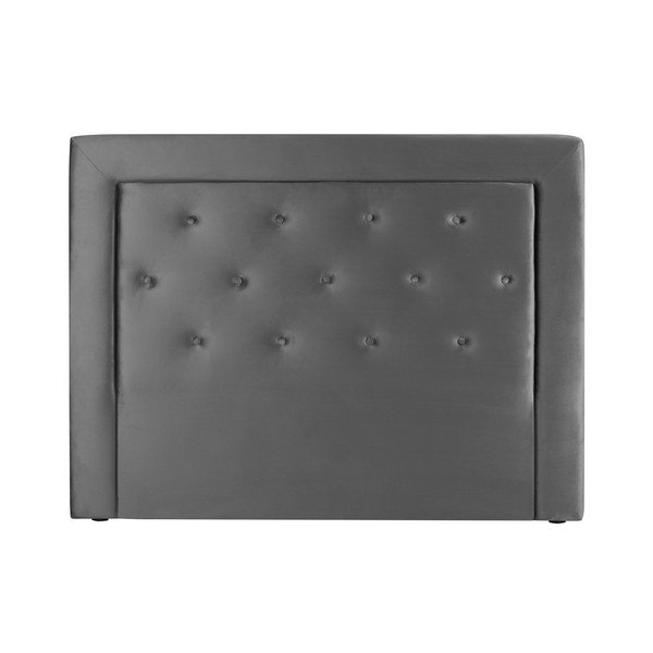 Šedé čelo postele Cosmopolitan Design Cloud, šířka 140 cm-image-2