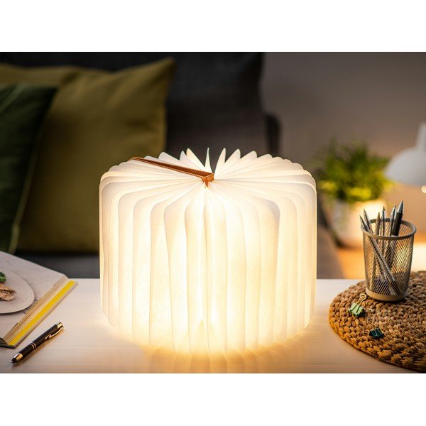 Lampada da tavolo con paralume in tessuto (altezza totale 2,5 cm) Harmony – Gingko-image-4