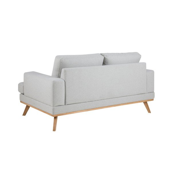 Divano grigio chiaro , 165 cm Norwich - Actona-image-2