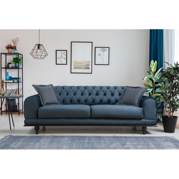 Divano blu 220 cm Arredo - Balcab Home-image-3
