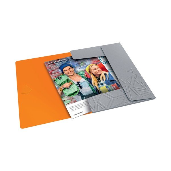 Šedé kancelářské desky s 3 chlopněmi Leitz-image-1