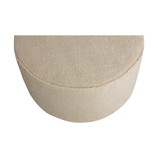 Pouf beige , ø 60 cm Sara - WOOOD-image-2