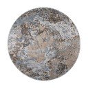 Tappeto rotondo azzurro/marrone chiaro lavabile ø 100 cm Sandstorm – Vitaus