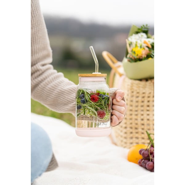 Barattolo con cannuccia 600 ml Fuori – Vialli Design-image-4