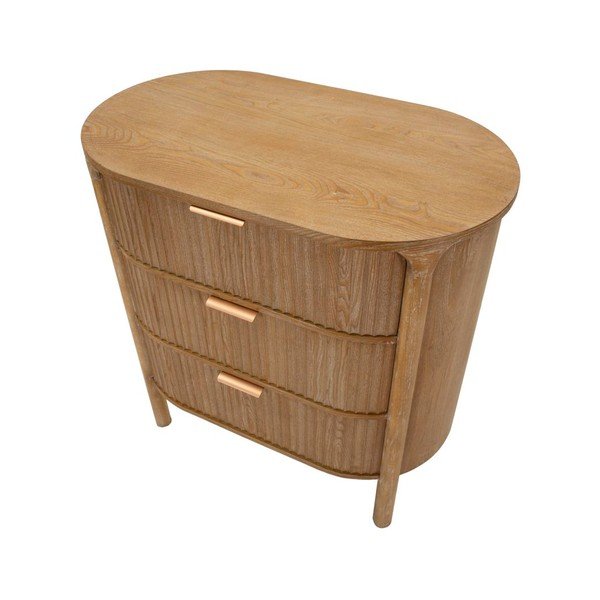 Cassettiera di colore naturale in abete massiccio 80,5x82x47 cm Gothenburg – Mauro Ferretti-image-2